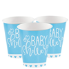 Bekers Babyshower blauw