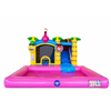 Springkussen Happy Flamingo met zwembad