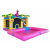 Springkussen Happy Flamingo met zwembad