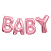Baby Banner ballon roze