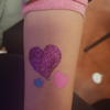 Glitter tattoo artist 