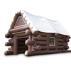 Opblaasbare SKI HUT