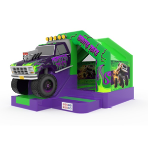 Springkussen Combi Slide Monstertruck