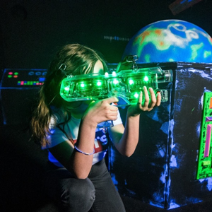 Lasergame set Huren