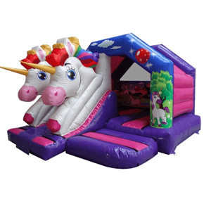 Springkussen Combi Slide Unicorn 3.0