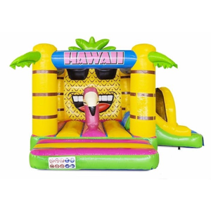 Springkussen Bouncy Box Flamingo Springkussen Bouncy Box Flamingo