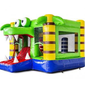 Springkussen Mini Bounce krokodil Springkussen Mini Bounce krokodil