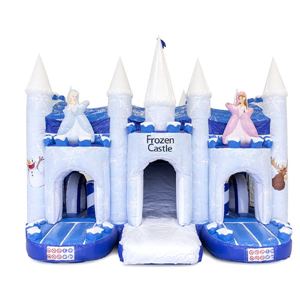 Springkussen XXL Frozen Castle