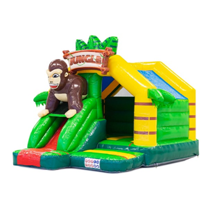 Springkussen Combi Slide Jungle