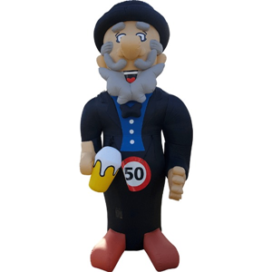 Opblaasbare Abraham pop
