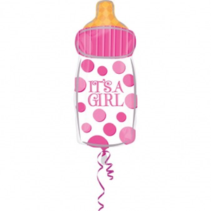 Folie ballon baby girl incl. helium 
