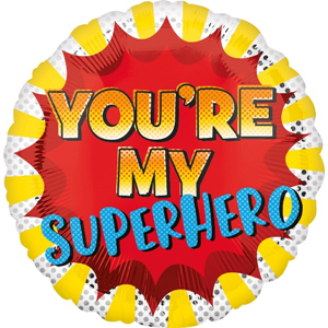 Folieballon Superhero incl helium 
