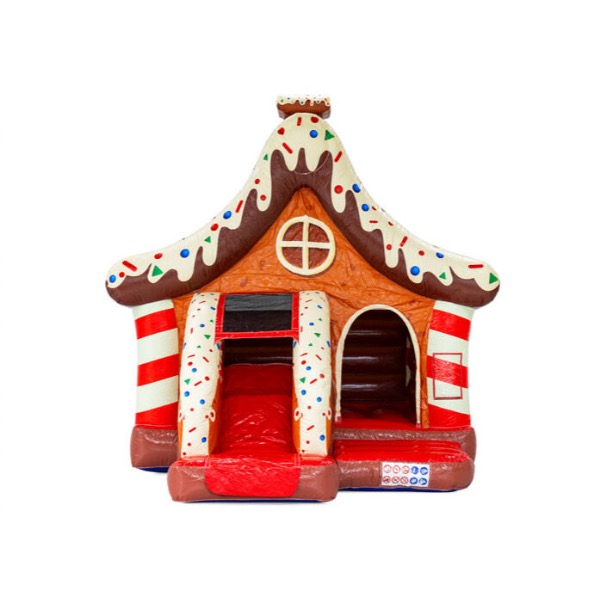 Springkussen Combi Slide Gingerbread Springkussen Combi Slide Gingerbread