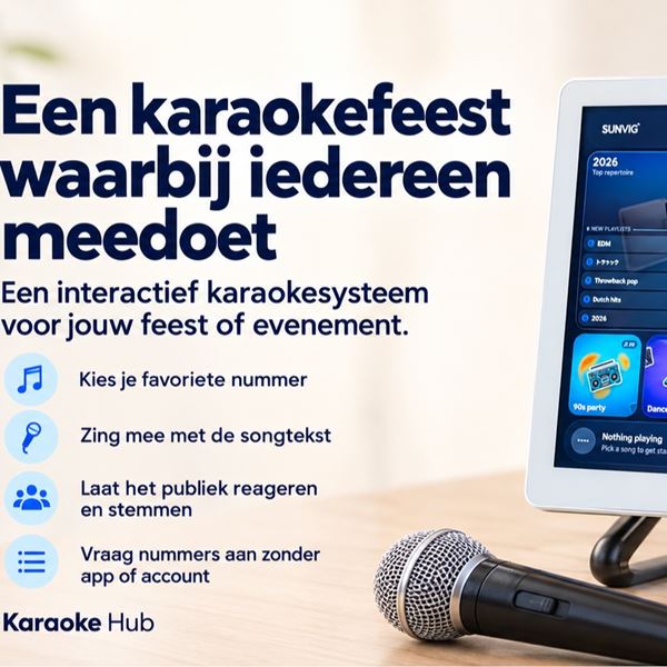 Interactieve Karaoke set huren