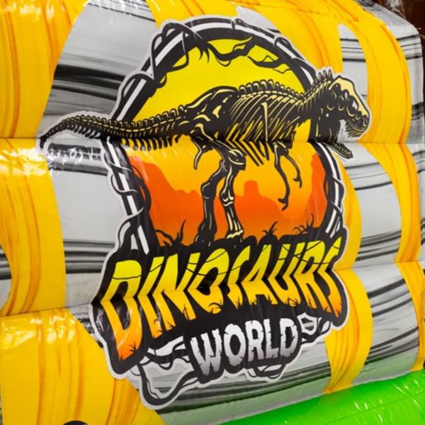 Springkussen Combi Slide Jurassic Springkussen Combi Slide Jurassic
