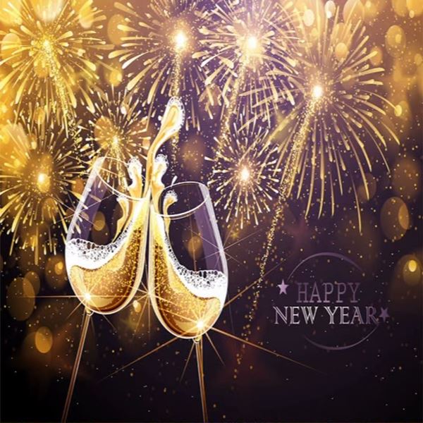 Backdrop Happy Newyear