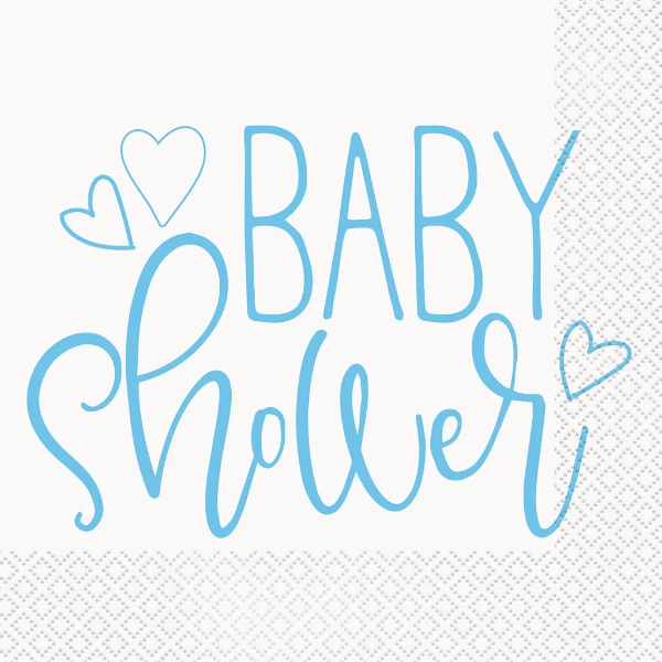 Babyshower servetten