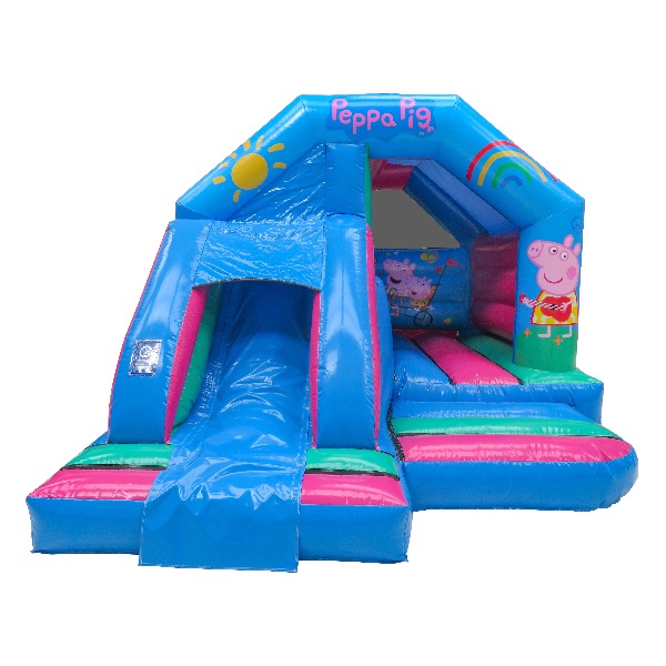 Springkussen Combi Slide Peppa Pig Springkussen Combi Slide Peppa Pig