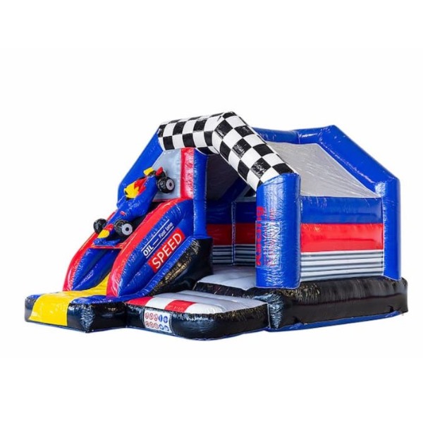 Springkussen Combi Slide Formule 1 Springkussen Combi Slide Formule 1
