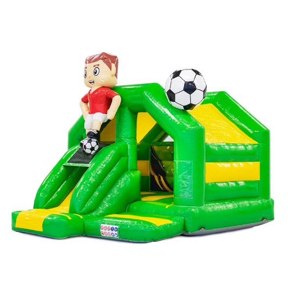 Springkussen Combi Slide Voetbal Springkussen Combi Slide Voetbal