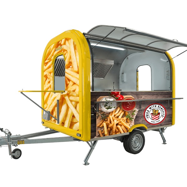 Frietkar op locatie Frietkar op locatie