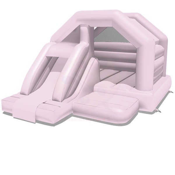 Springkussen Combi Slide Pastel Pink Springkussen Combi Slide Pastel Pink